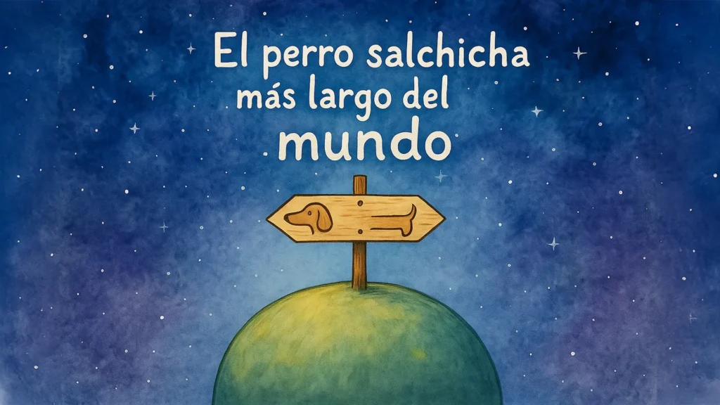 Bruno el perro salchicha — cuento infantil ilustrado