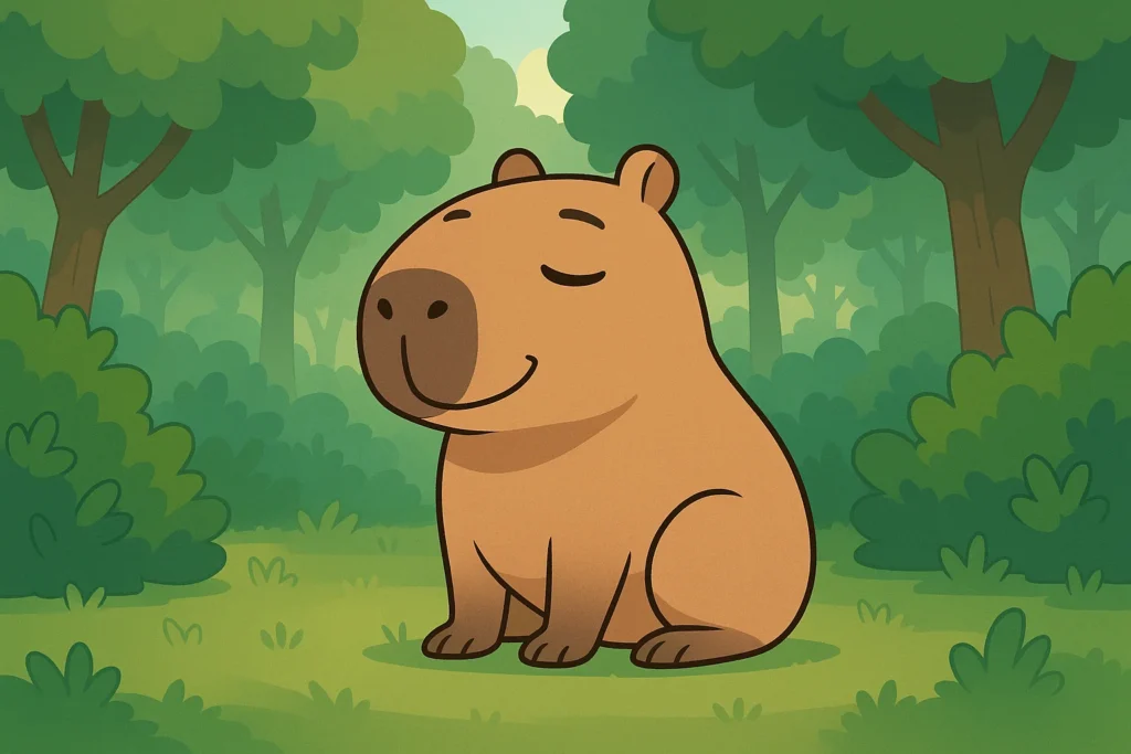 Taco el capibara — cuento infantil sobre mantener la calma para niños