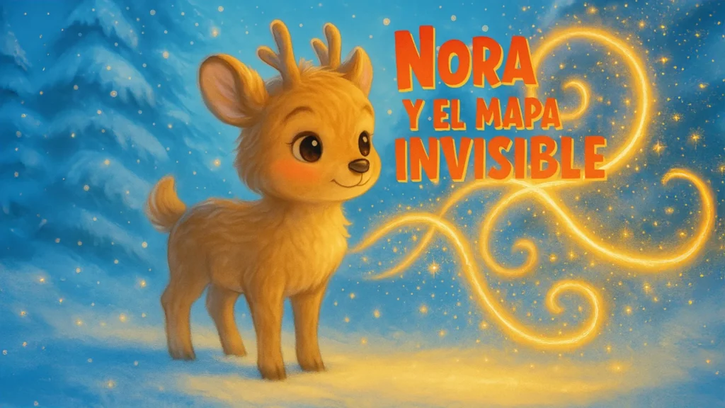 Nora la rena — cuento de Navidad infantil sobre descubrir un don especial