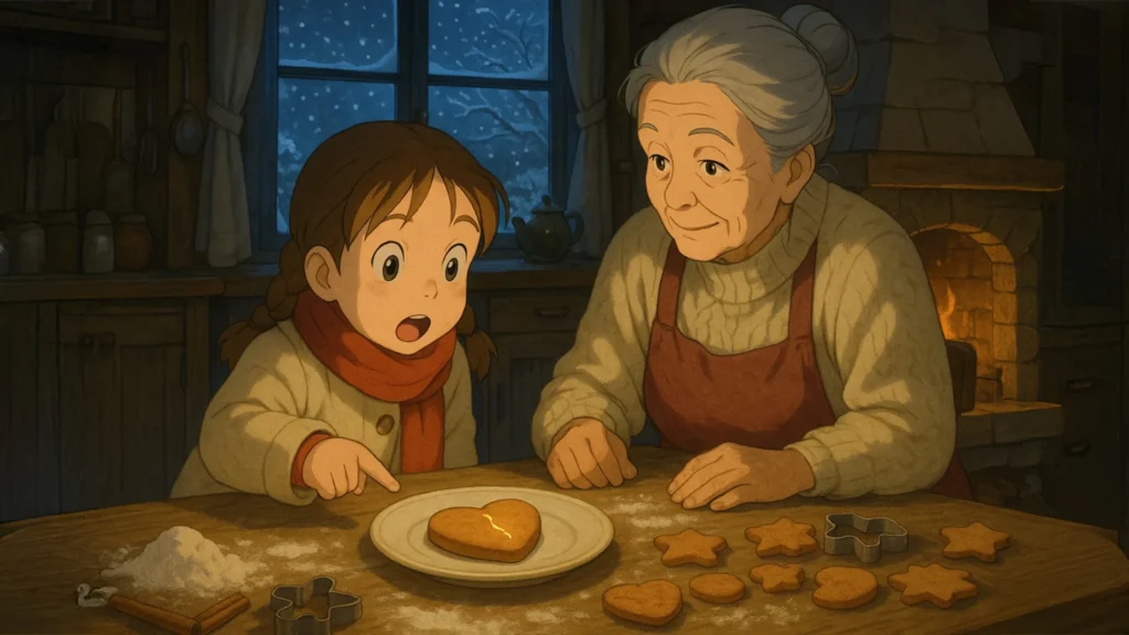 Abuela y nieta — cuento de Navidad infantil sobre la familia y las tradiciones